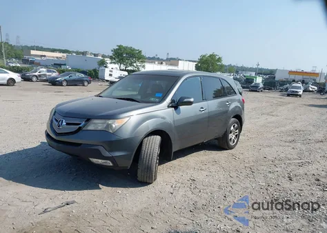 2007 Acura Mdx Technology Package from USA, damaged, VIN 2HNYD283X7H533166